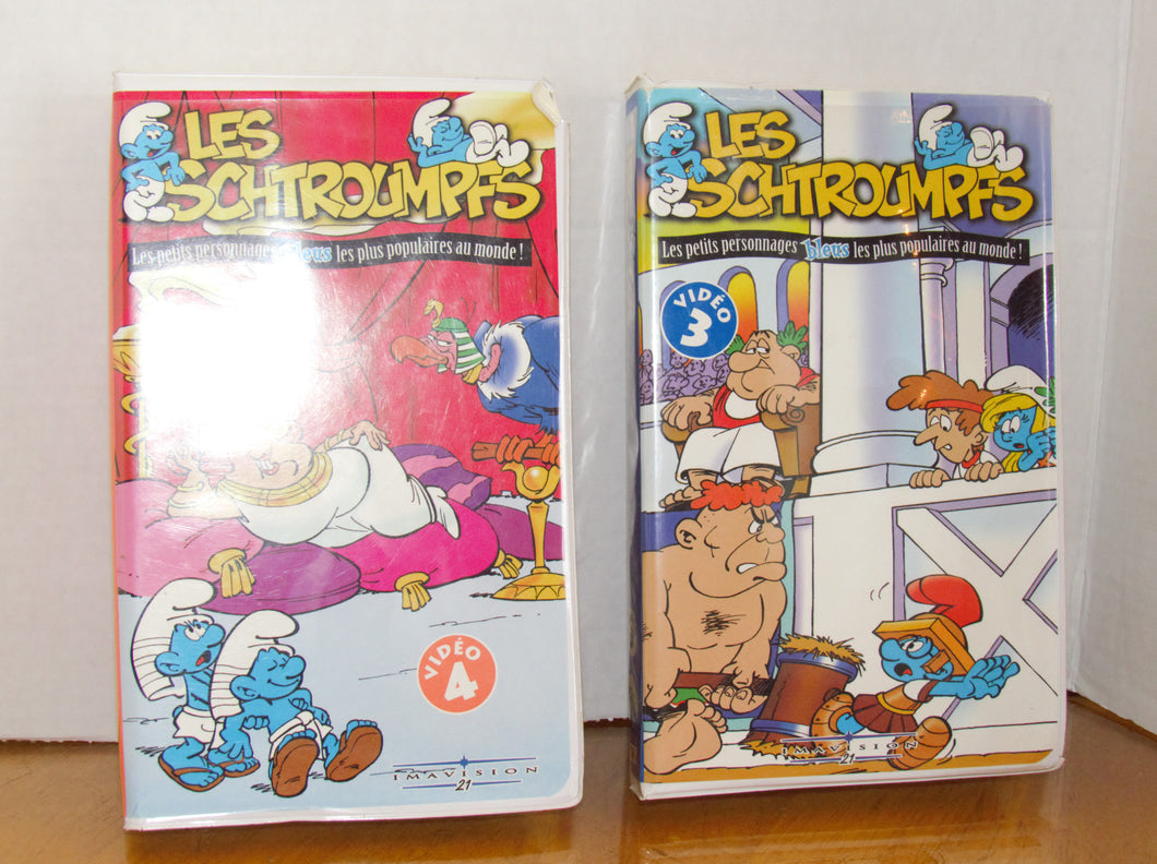 VHS - THE SMURFS / LES SCHTROUMPFS - by french/français