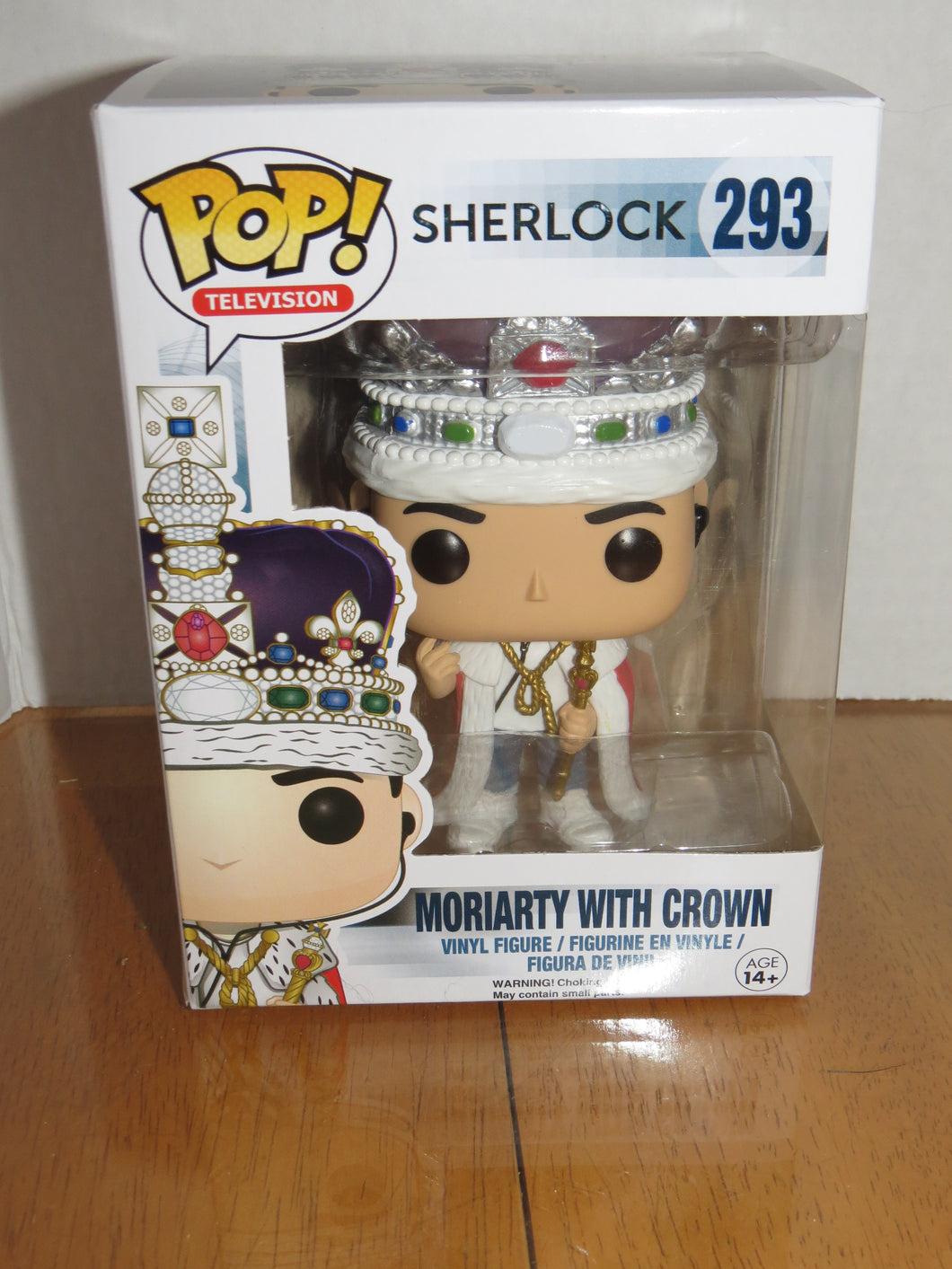 Funko POP! Sherlock MORIARTY WITH CROWN #293 MIB/NIB