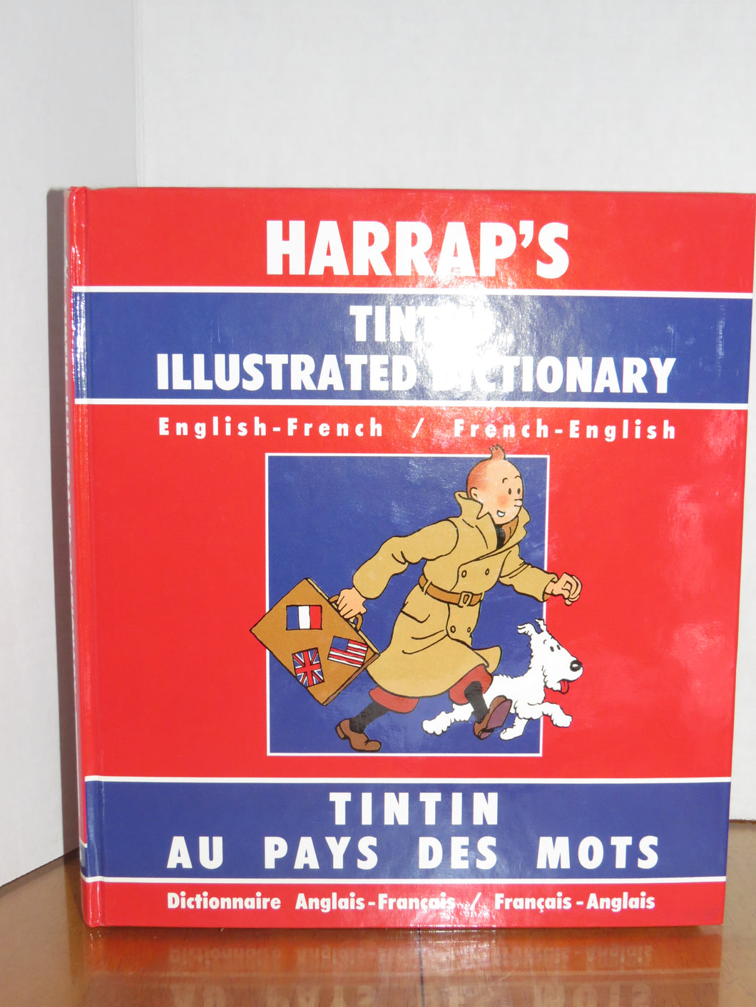 1989 TINTIN HARRAP'S ILLUSTRATED DICTIONNARY / VERY good condition