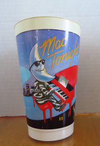 McDonald's Happy Meals - MAC TONIGHT- PIANO - pvc 6'' tall - thin tumbler / drinking glass / cup