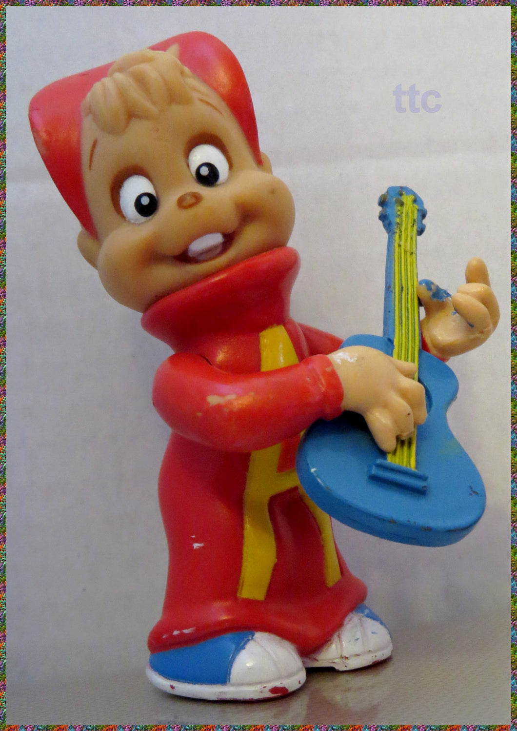 1991 Disney - Alvin and the Chipmunks - ALVIN - 3'' tall figurine - Toffey's Treasure Chest