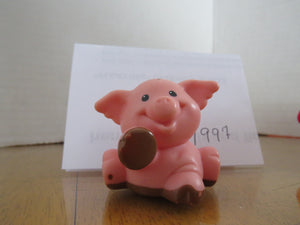 1997 Fisher-Price Little People - PIG / COCHON