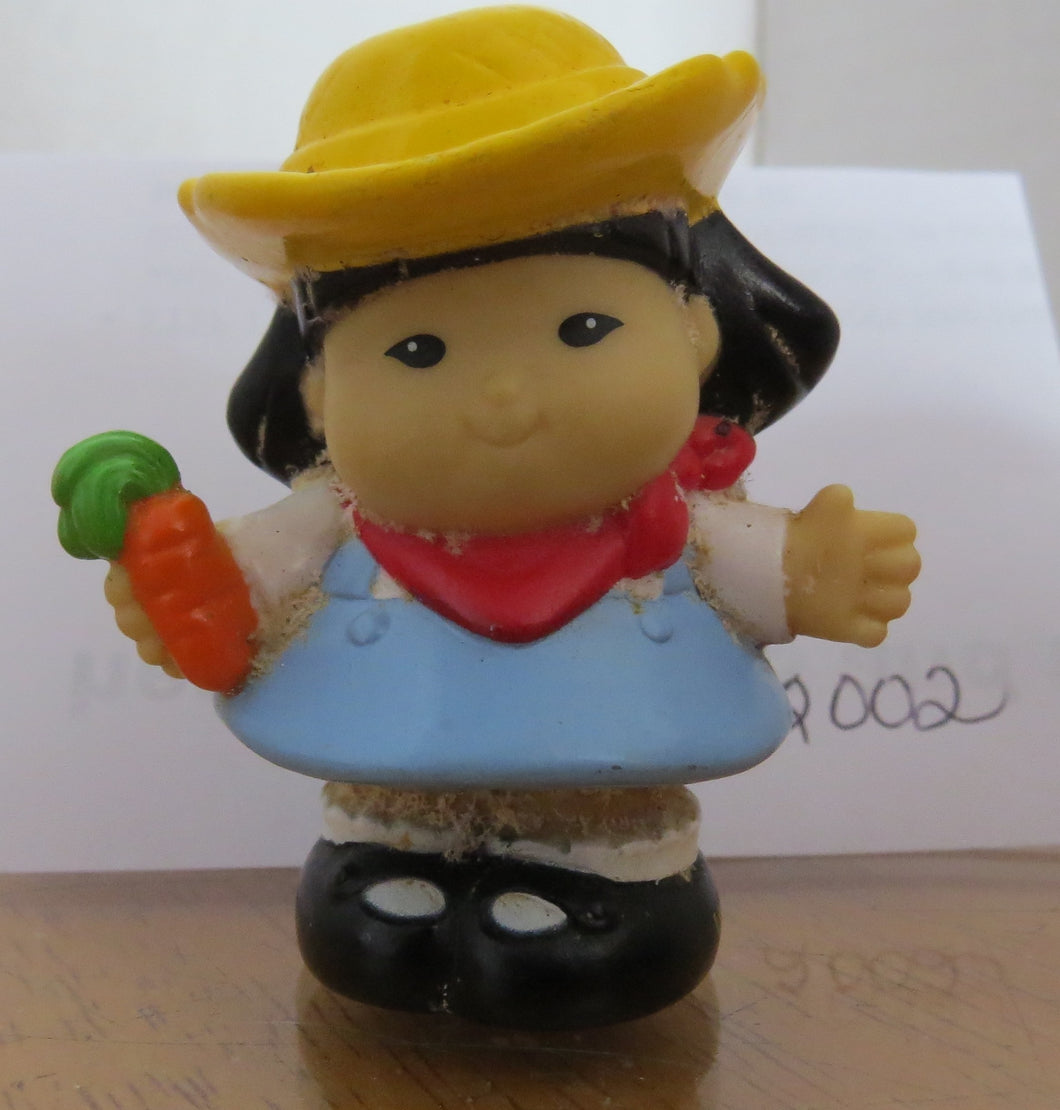 2002 Fisher Price Little People - SONYA w carrot