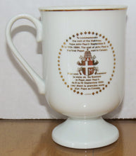 PAPE / POPE JEAN PAUL 2 - MUG from his first visit to CANADA, Montreal 1984
