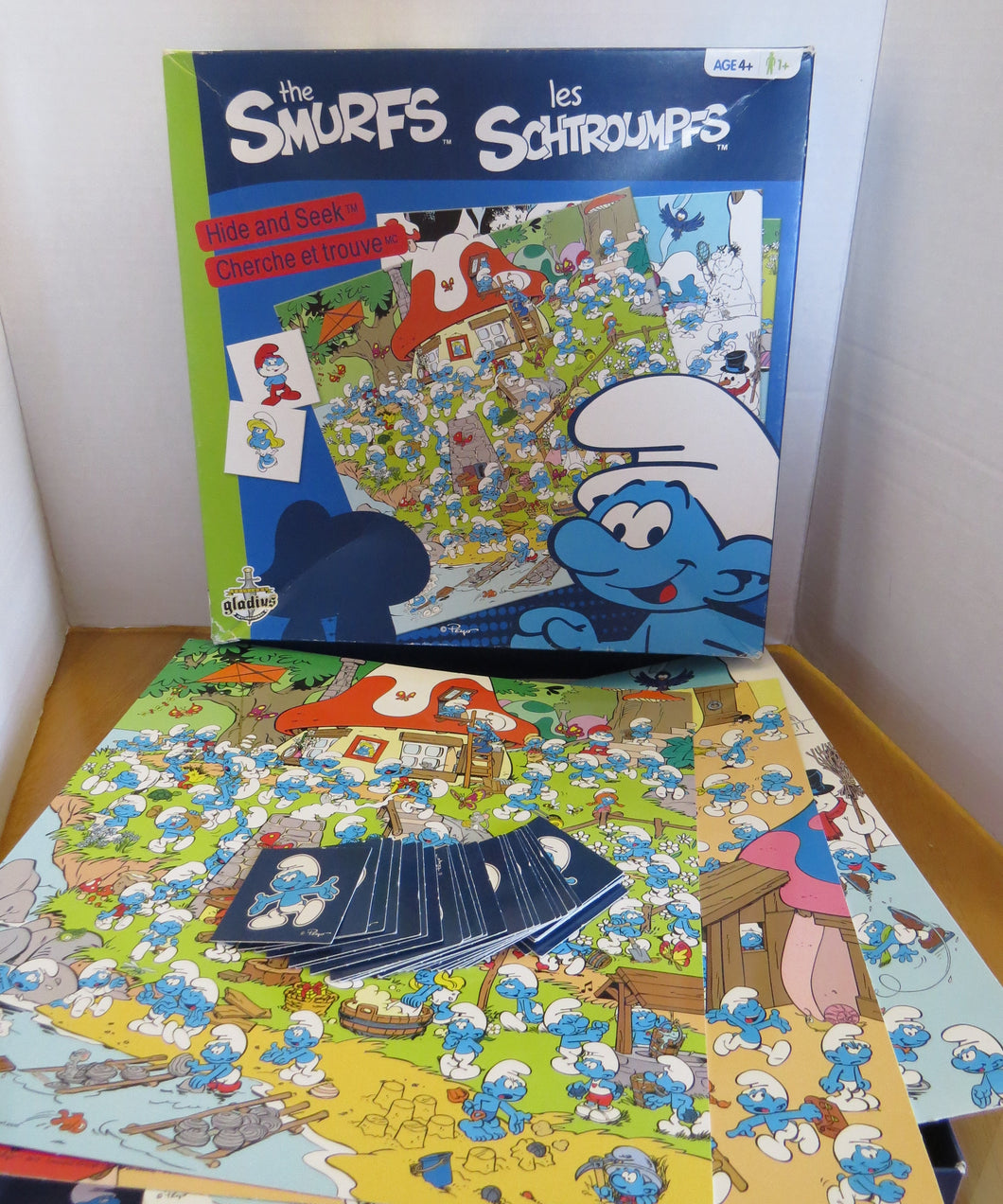 SMURFS - SCHTROUMPFS - Boardgame complete by Gladius