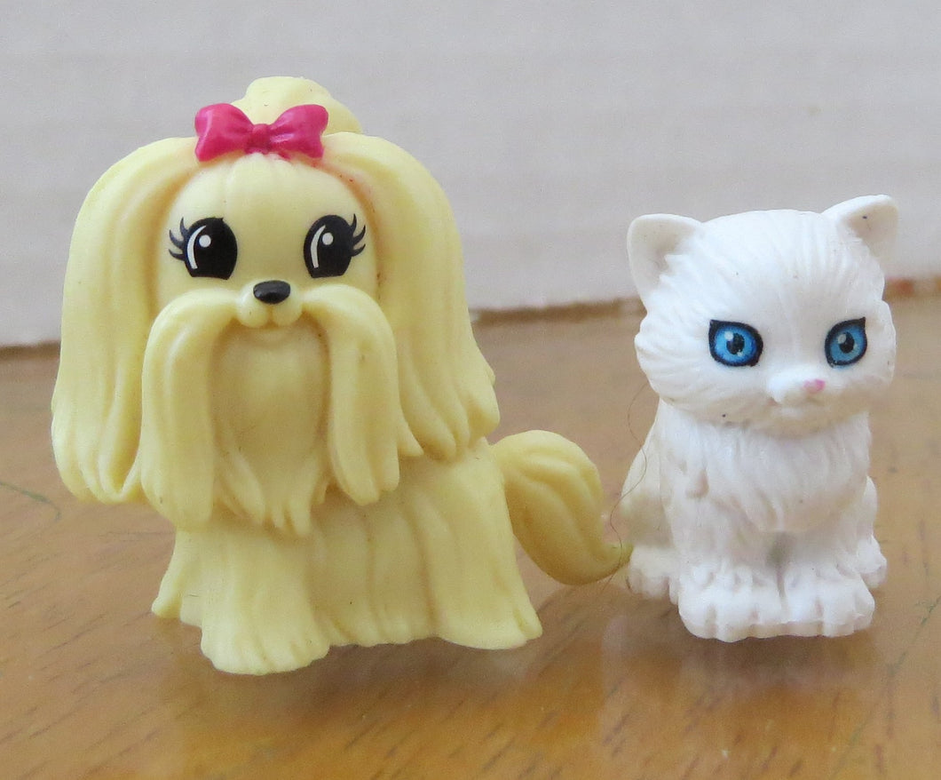 Miniature MATTEL - CAT & DOG - figurine lot (2) LOT W