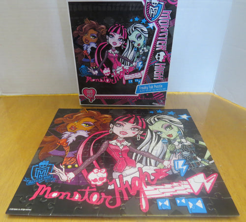 Puzzle MONSTER HIGH - 100 pcs - complete w box