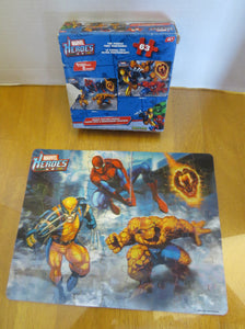 MARVEL HEROES -  63 mcx puzzle complete