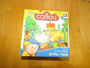 CAILLOU - 24 PCS - puzzle complete w box - UNOPENED