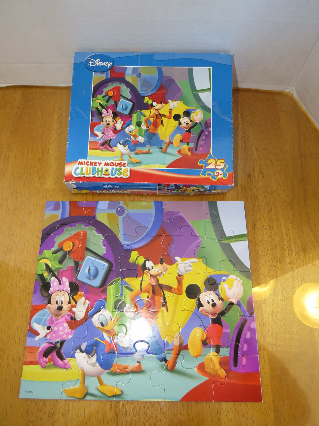 MICKEY MINNIE DONALD DAISY - 25 pcs - puzzle complete w box