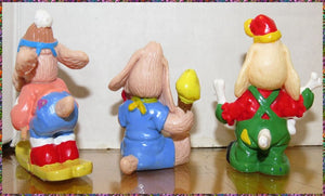 Vintage WRINKLES DOGS  Figurines, 2 1/2 ''Tall BY Ganz Bros.
