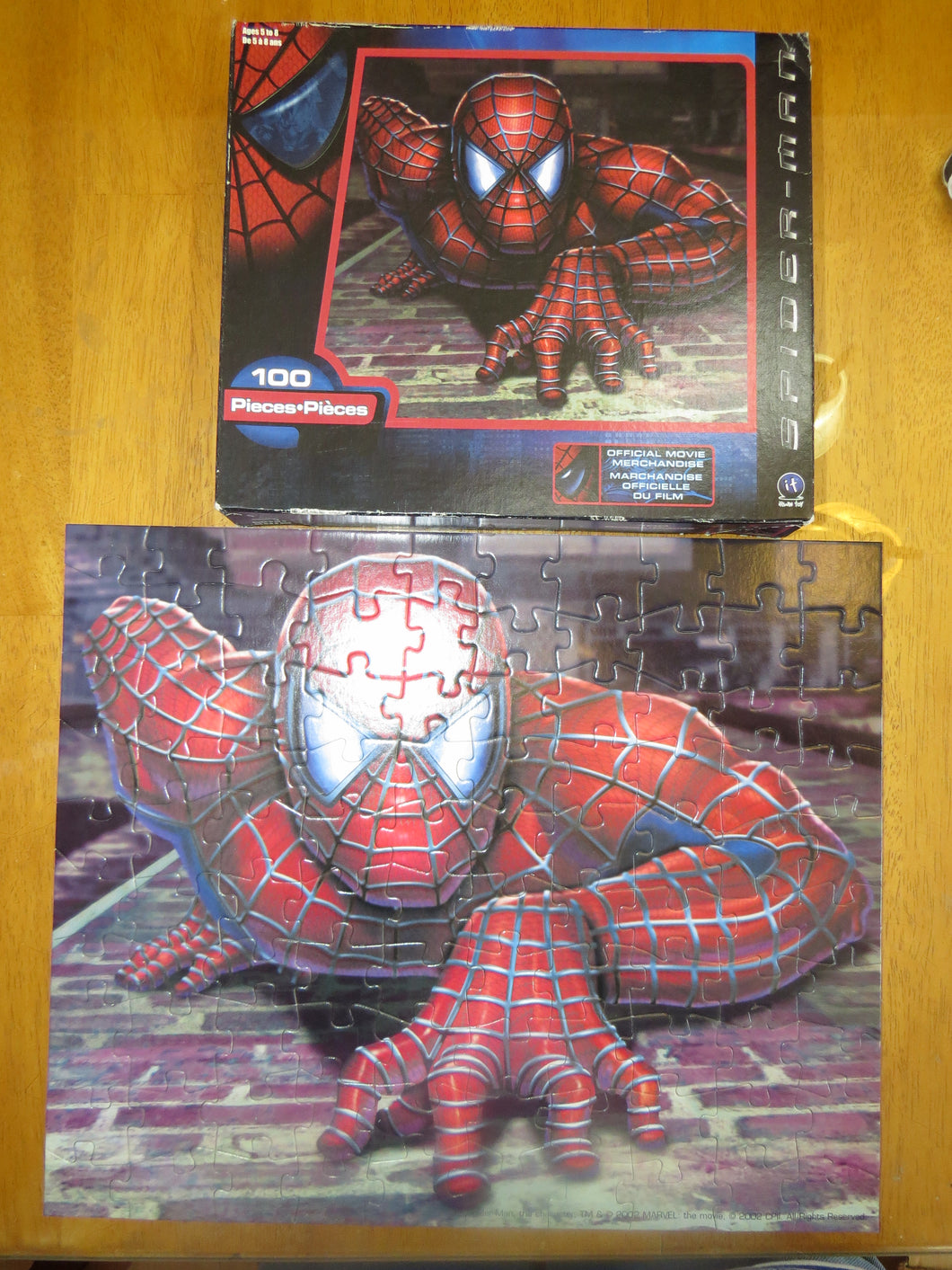 MARVEL - SPIDERMAN - 100 mcx puzzle complete w box