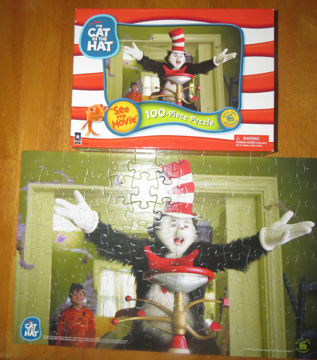 CAT IN THE HAT - 100 mcx puzzle complete w box