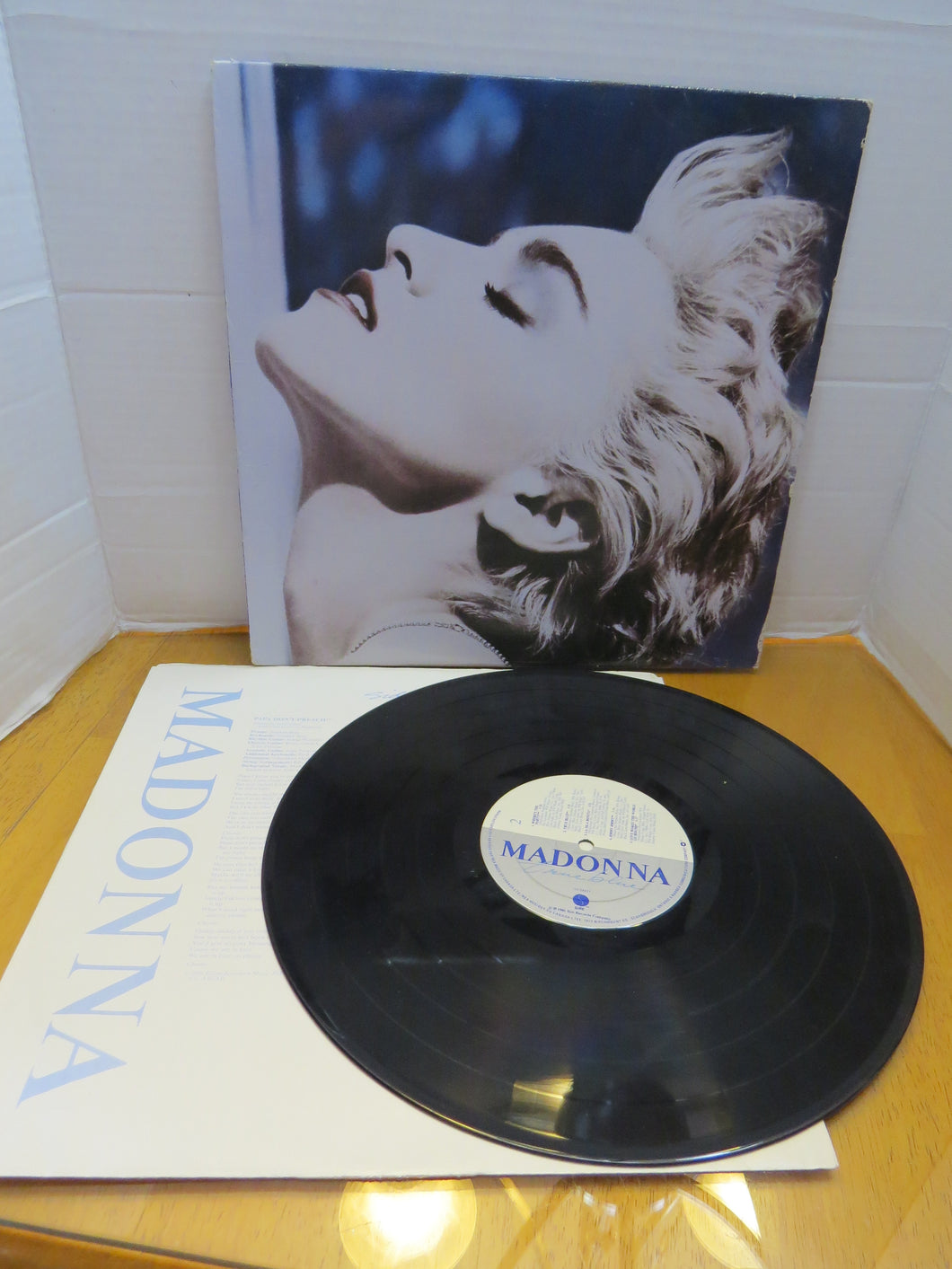 1986 MADONNA - TRUE BLUE - record 33 rpm