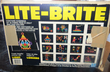 Vintage 80's LITE-BRITE - w BOX with draw sheets and pegs and WORKS GREAT!!