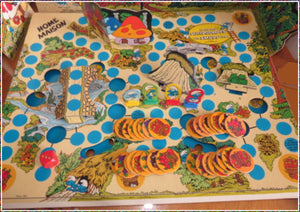 1981 - SMURFS - SCHTROUMPFS - Boardgame complete by Milton Bradley - Toffey's Treasure Chest