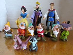 Disney - SNOW-WHITE - 4'' tall figurine set