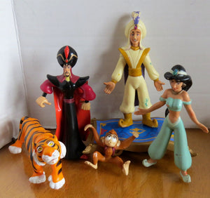 All mixed Disney ALADDIN figurine lot