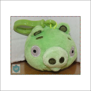 Angry Birds - Plush Keyring - Green Piggy - 3Wide - Character