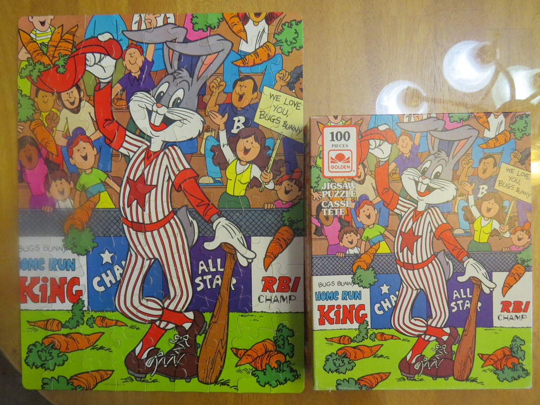 LOONEY TUNES BUGS BUNNY - PUZZLE - 100 pcs - complete w box
