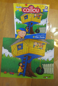 CAILLOU - TREE HOUSE - PUZZLE - 24 pcs - complete w box