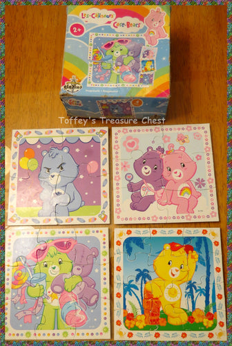 Puzzle CARE BEARS / BISOUNOURS / CALINOURS - 4 puzzle in one box - complete