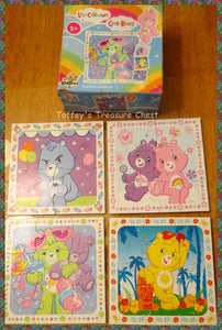 Puzzle CARE BEARS / BISOUNOURS / CALINOURS - 4 puzzle in one box - complete