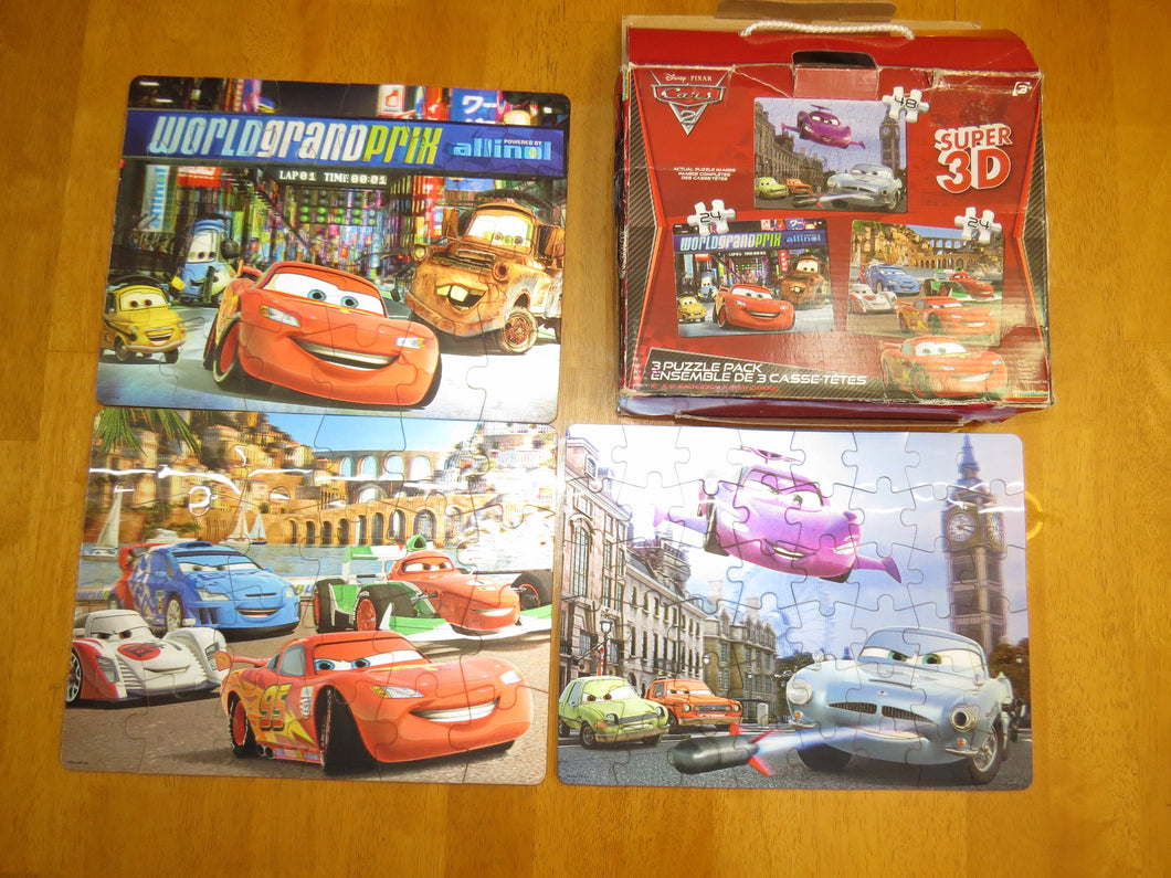 CARS - 40 pcs - puzzle complete w box