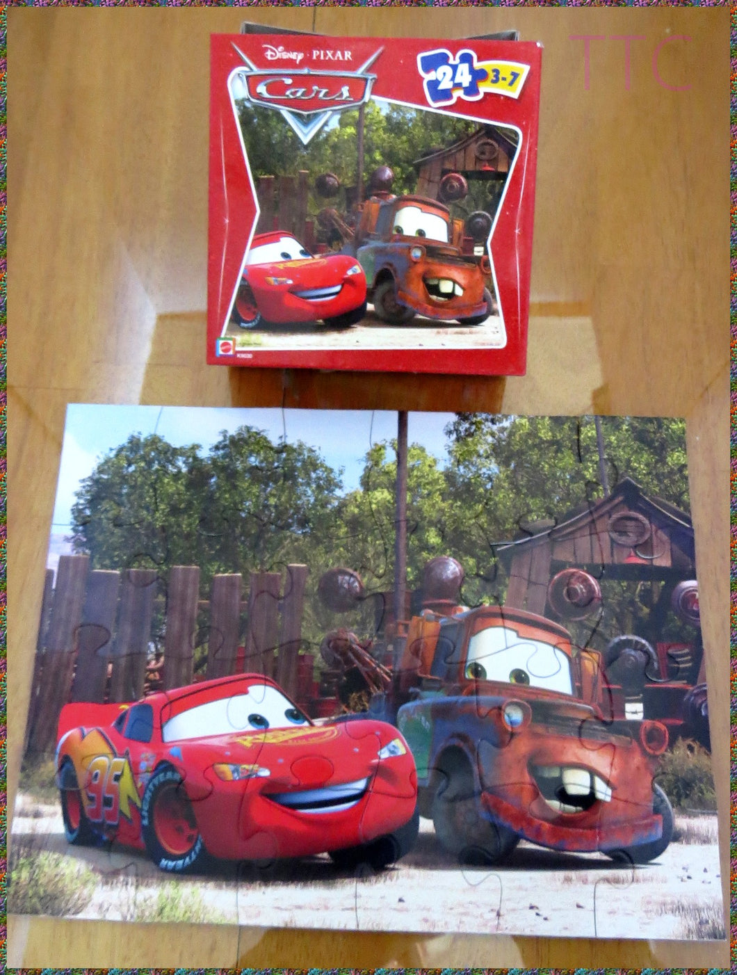 PIXAR - CARS - puzzle 24 mcx - Complete with box