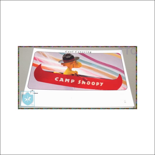 Carte Postale - Camp Snoopy - Peanuts - Post Card - Cool Canoeing - Card