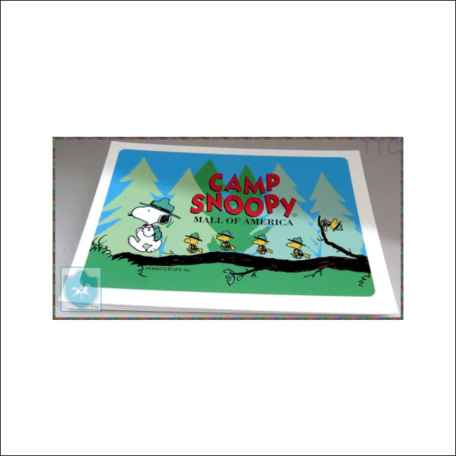 Carte Postale - Camp Snoopy - Peanuts - Post Card - Card