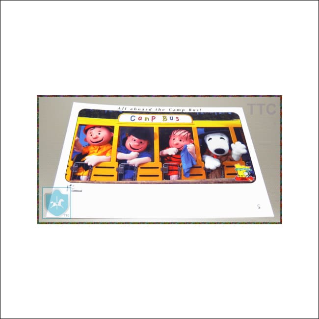 Carte Postale - Camp Snoopy - Peanuts - Post Card - Card
