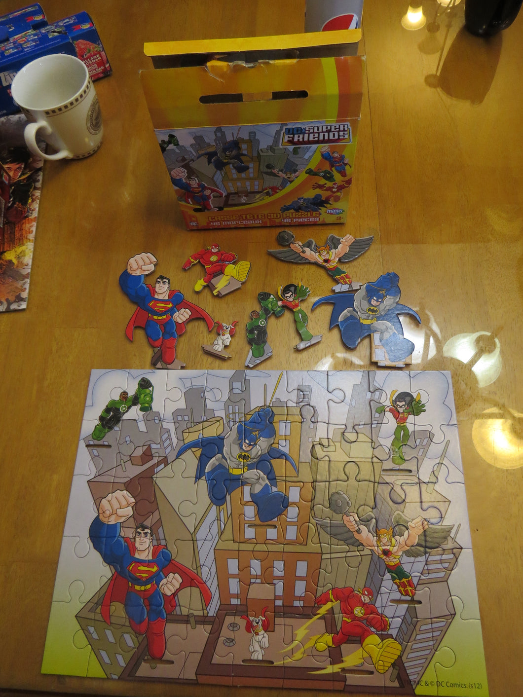 DC SUPER FRIENDS - 100 mcx - puzzle complete