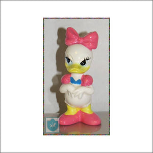 Disney Daisy The Duck - Ceramic - Hand-Glazed-Painted Figurine - Disney