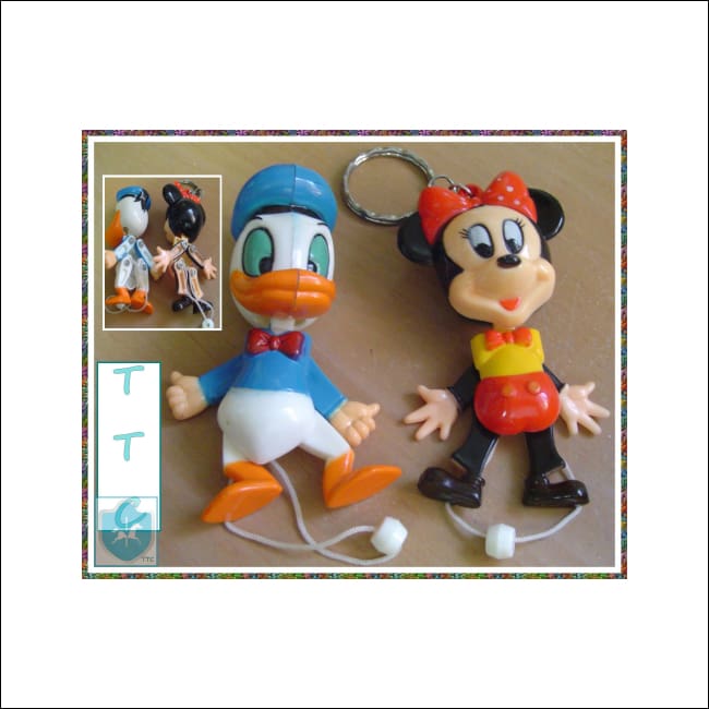 Disney - Mickey Mouse/ Donald Duck - Moveable Style Figurine - 3 Long - Figurine