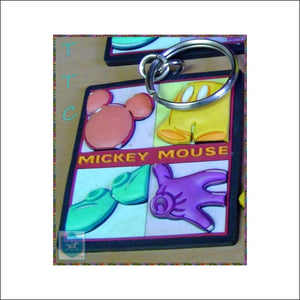 Disney - Mickey Mouse - Keychain / Keyring By Applause (Square) - Disney
