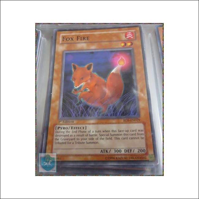 Fox Fire - 1St Edition - Sd3-En013 - Monster - Moderatly-Played - Tcg