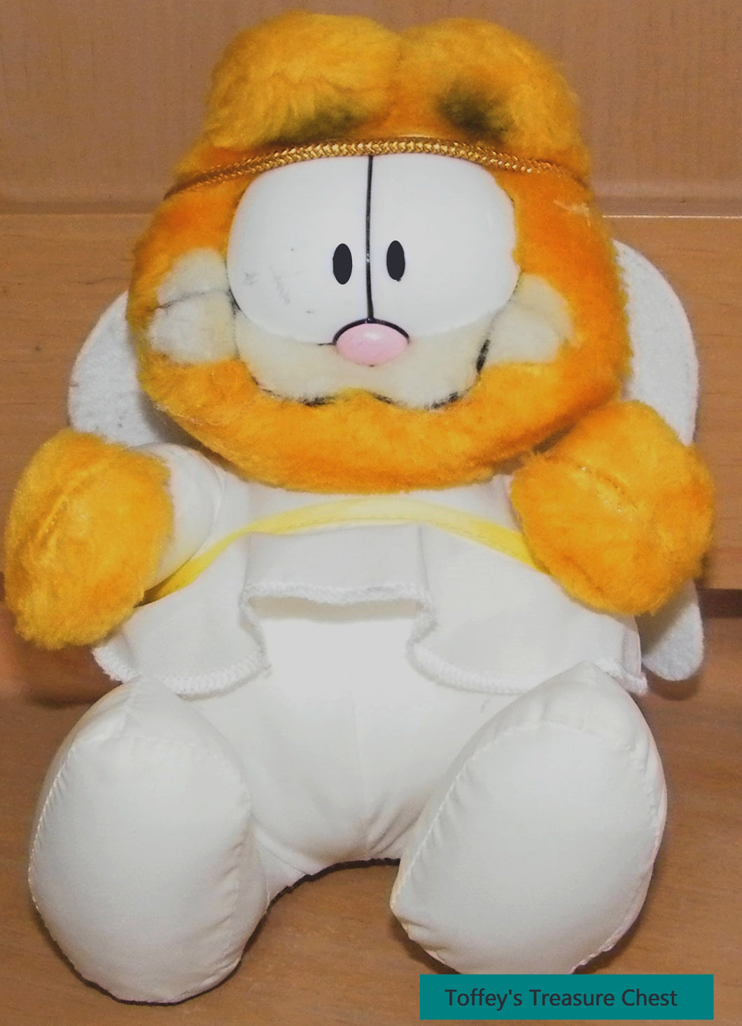 Vintage 80's McDonald's - GARFIELD as Angel - happy meal toy plush