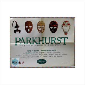 Hockey - Parkhurst Cards - Promo Sheet - Publicity - Book