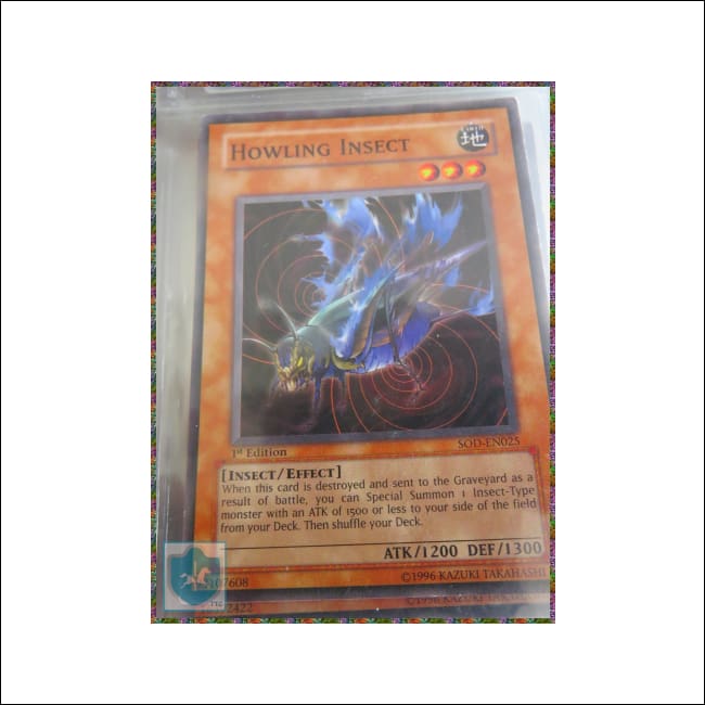 Howling Insect - 1St Edition - Sod-En025 - Monster - Near-Mint - Tcg