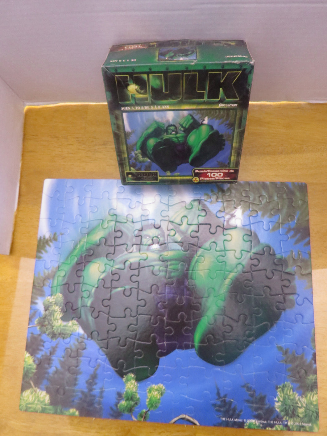 Puzzle HULK - 100 PCS - complete w box