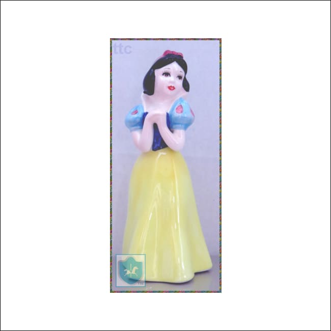 Japan Disney Snow White Ceramic - Hand-Glazed-Painted Figurine - Disney