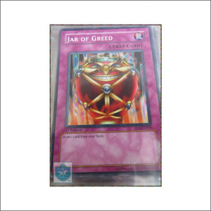 Jar Of Greed - 1St Edition - Sd3-029 - Trap - Near- Mint - Tcg