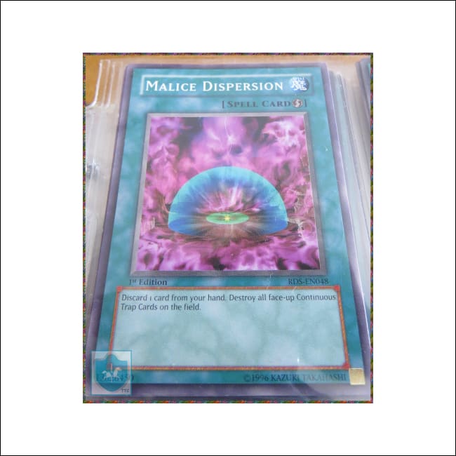 Malice Dispersion - 1St Edition - Rds-En048 - Spell - Lightly-Played - Tcg