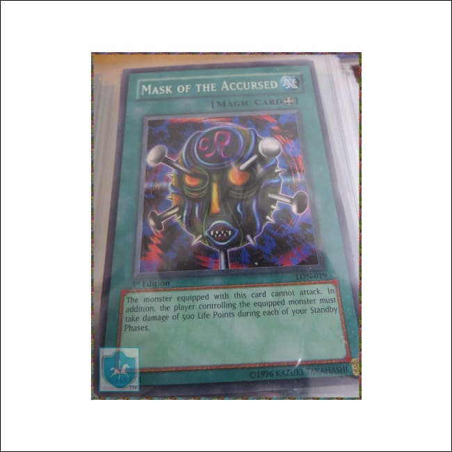 Mask Of The Accursed - 1St Edition - Lon-019 - Spell - Lightly-Played - Tcg