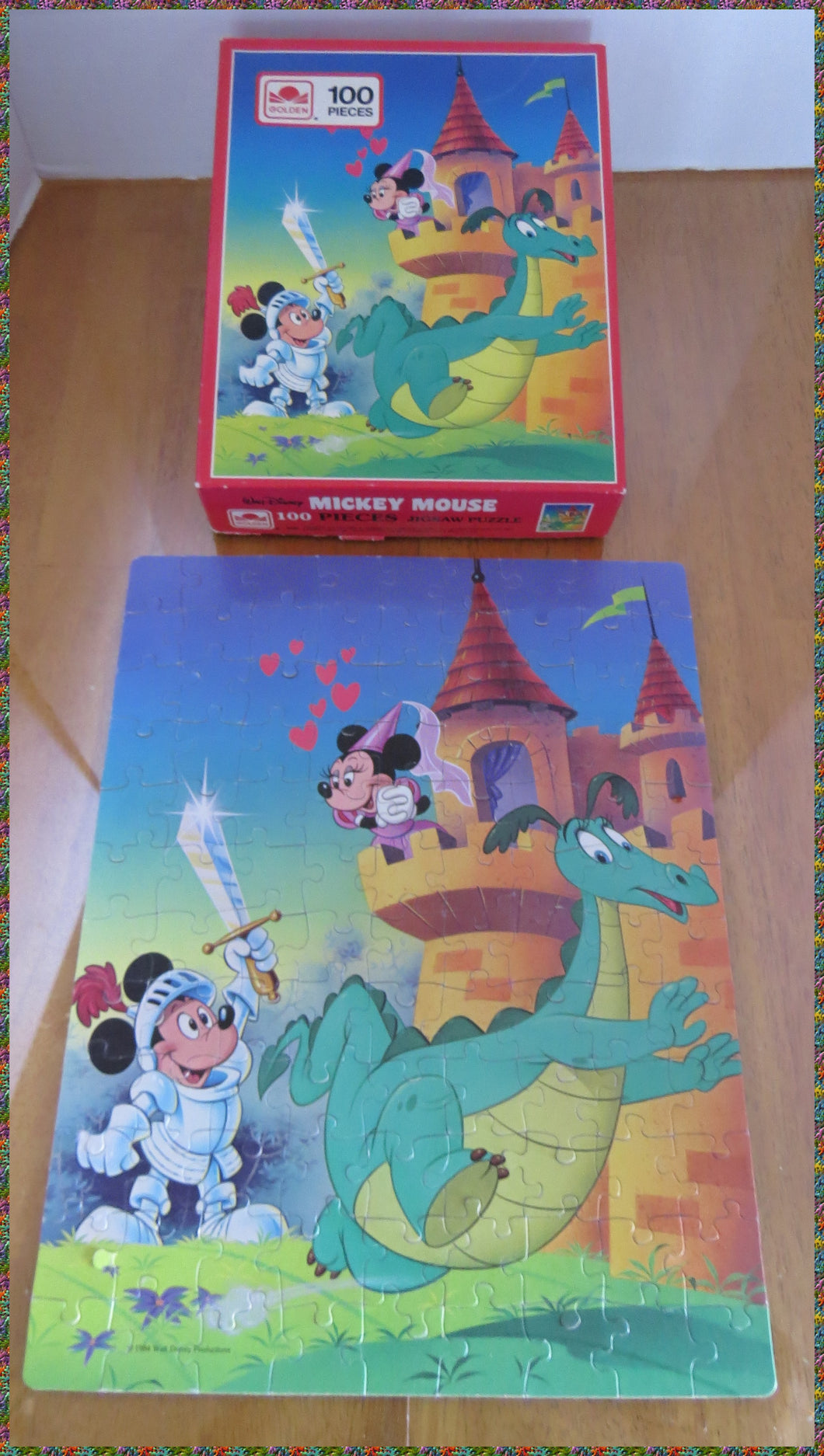 Disney - KNIGHT MICKEY  -  CASSE-TÊTE - PUZZLE - 100 PCS