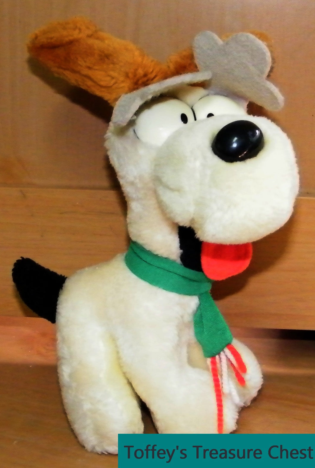 Vintage 80's McDonald's - GARFIELD's ODIE as reindeer - happy meal toy plush