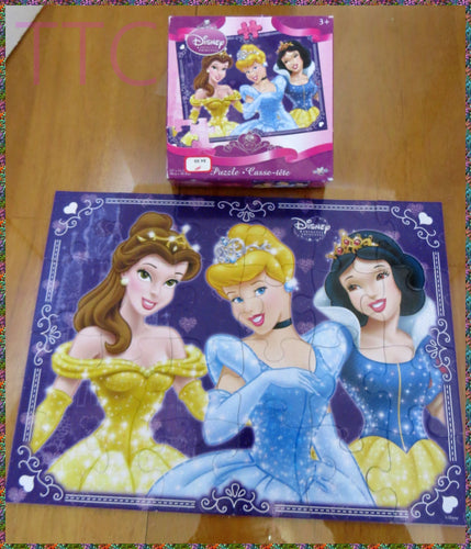 Disney Puzzle PRINCESSES - 24 PCS - complete w box