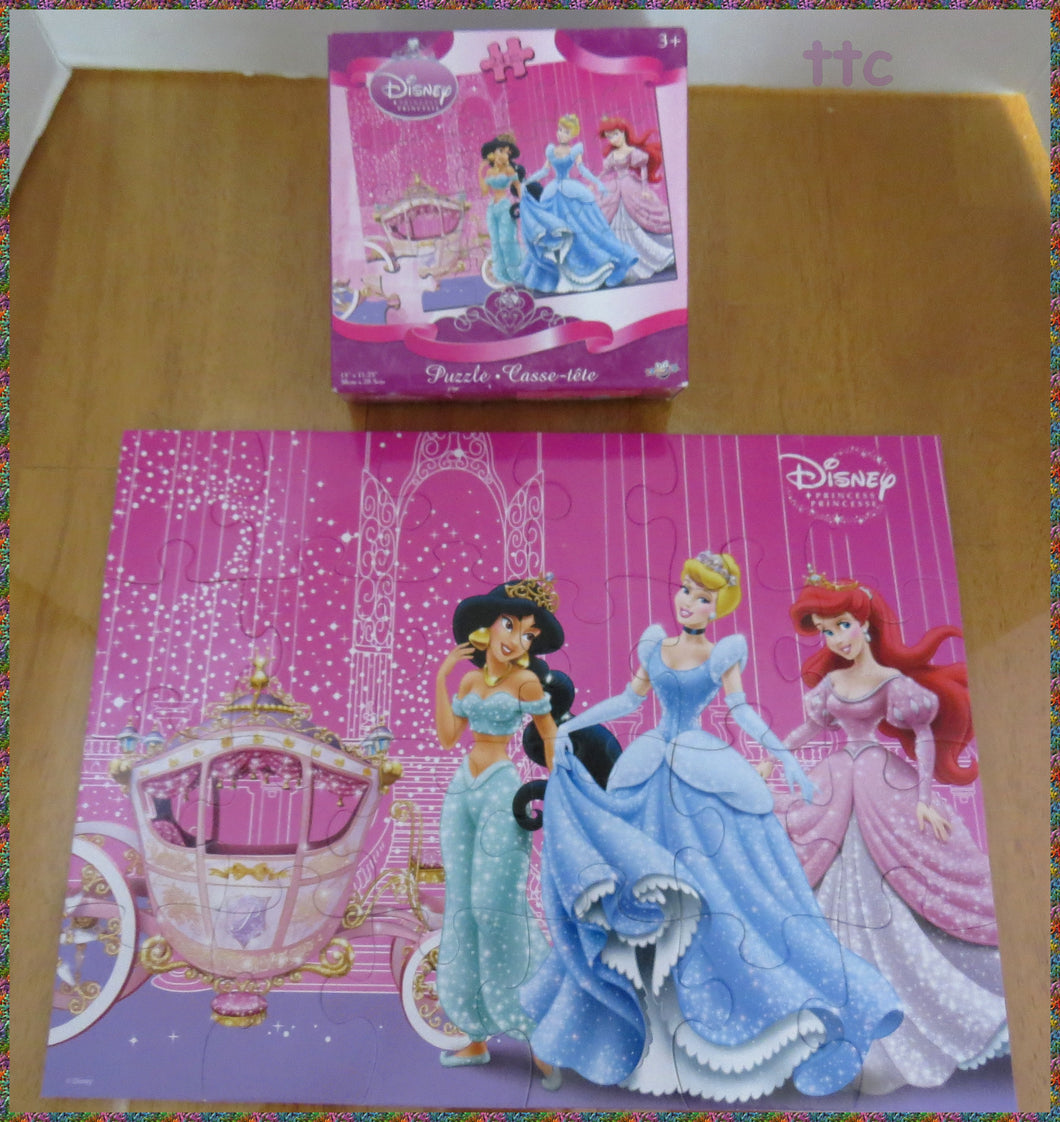 Disney Puzzle PRINCESSES - 24 PCS - complete w box