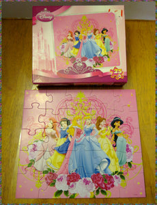 Puzzle DISNEY PRINCESS - 25 PCS - complete w box